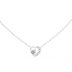Natural Diamond Heart Pendant