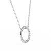 Natural Diamond Circle Pendant