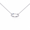 Natural Diamond Circle Pendant
