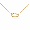 Natural Diamond Circle Pendant