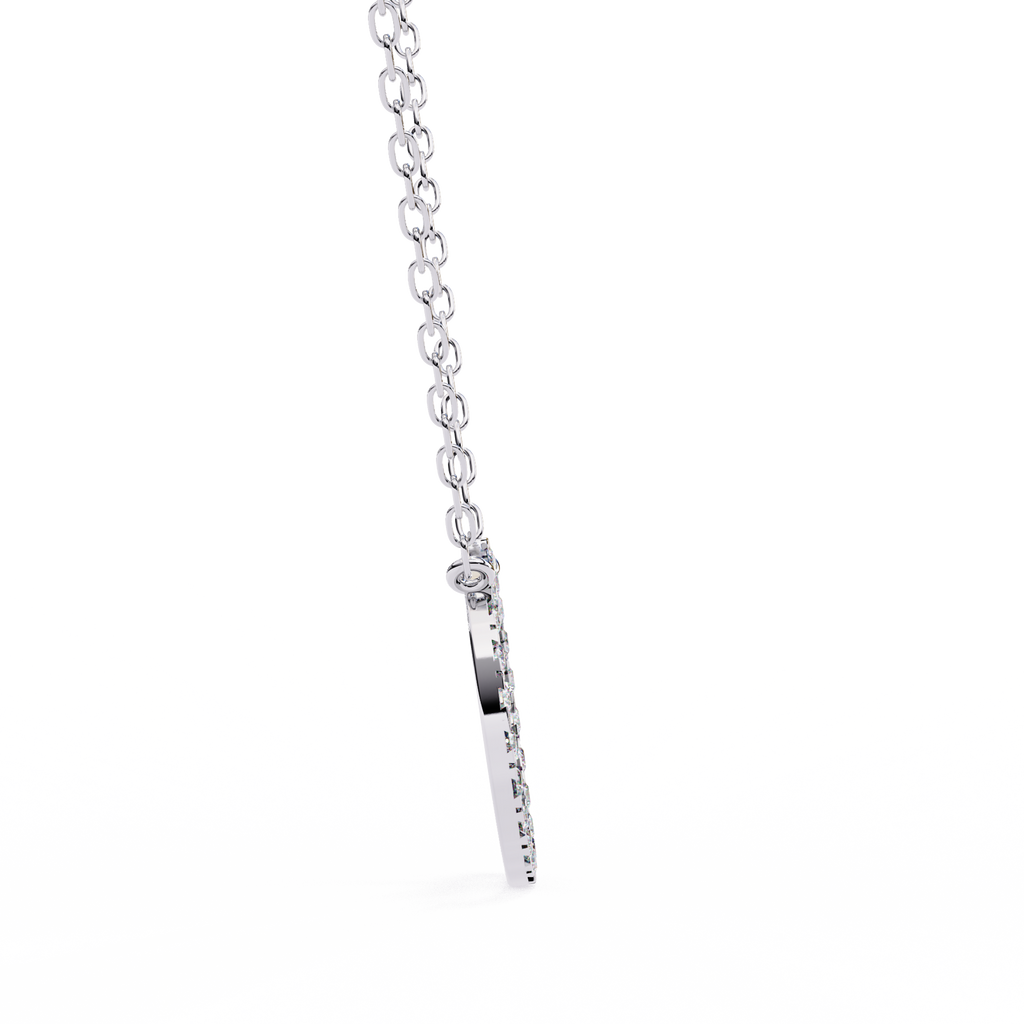 Natural Diamond Circle Pendant