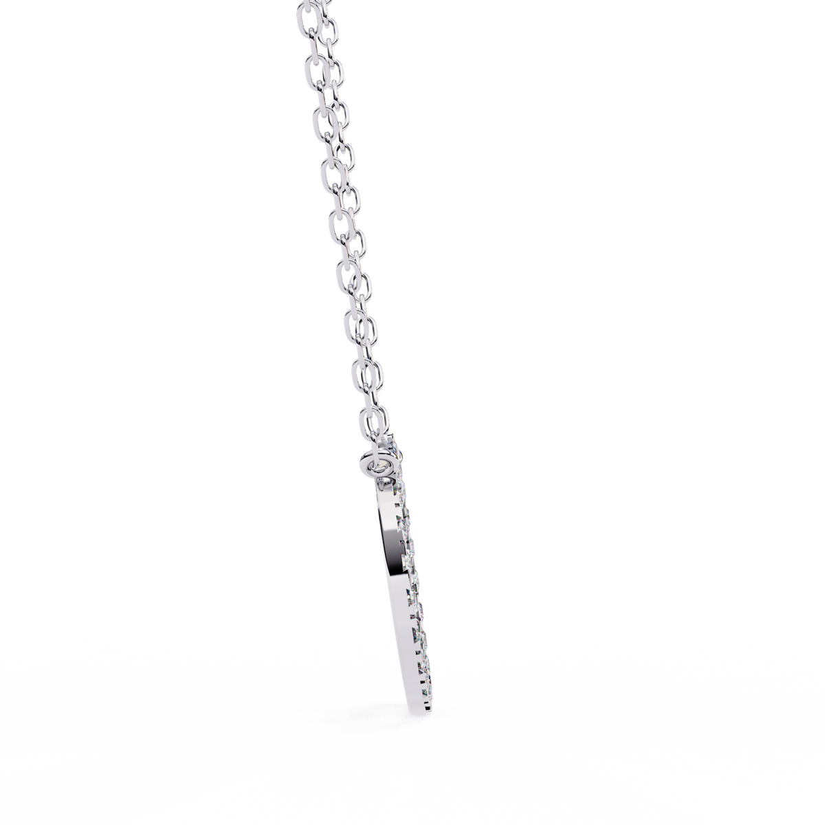 Natural Diamond Circle Pendant