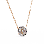 Natural Diamond Round Cut Pendant