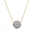 Natural Diamond Round Cut Pendant