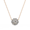 Natural Diamond Round Cut Pendant