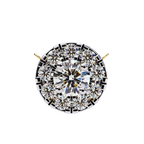 Natural Diamond Round Cut Pendant