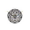 Natural Diamond Round Cut Pendant
