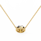 Natural Diamond Round Cut Pendant