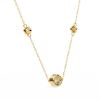 Natural Diamond Orbit Trio Pendant