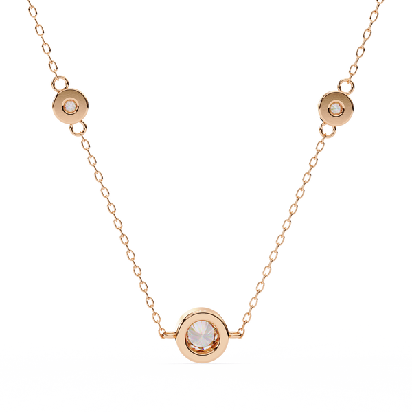 Natural Diamond Orbit Trio Pendant