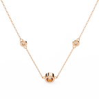 Natural Diamond Orbit Trio Pendant