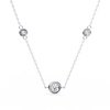 Natural Diamond Orbit Trio Pendant