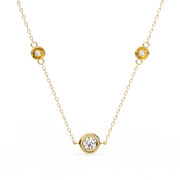 Natural Diamond Orbit Trio Pendant