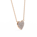 Natural Diamond Enchanted Heart Pendant