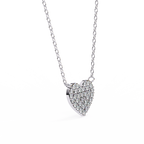 Natural Diamond Enchanted Heart Pendant