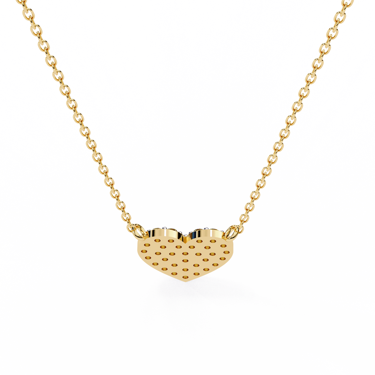 Natural Diamond Enchanted Heart Pendant
