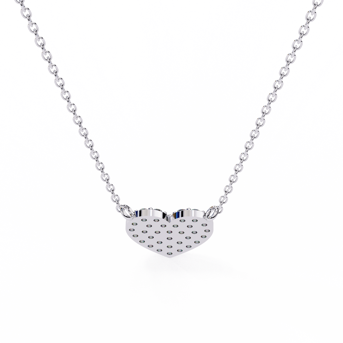 Natural Diamond Enchanted Heart Pendant