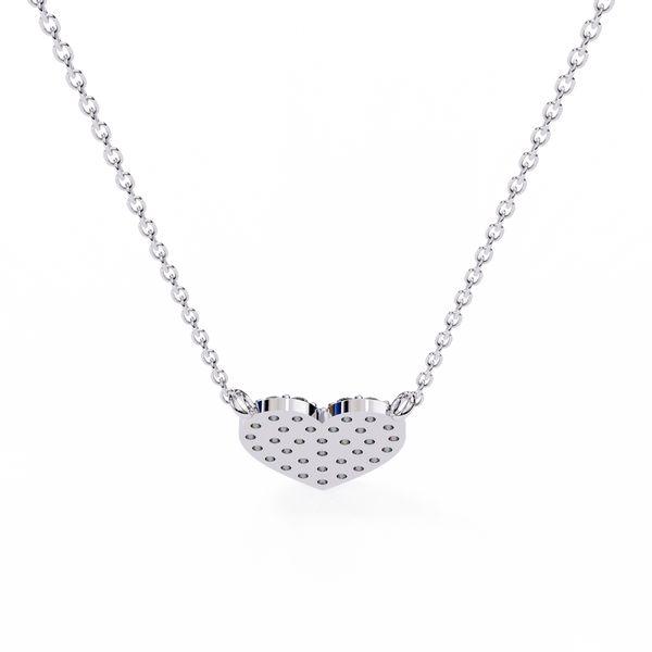 Natural Diamond Enchanted Heart Pendant