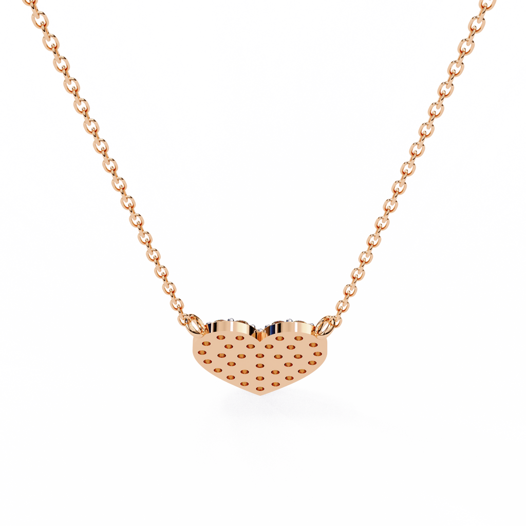 Natural Diamond Enchanted Heart Pendant