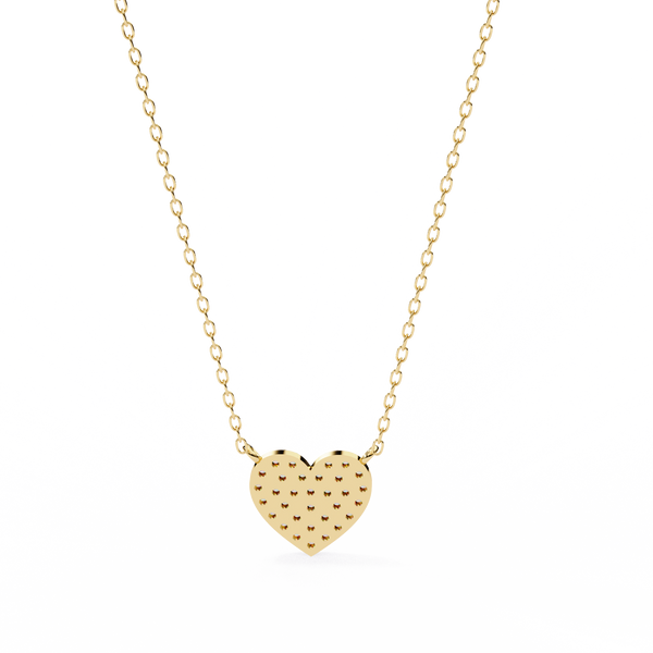 Natural Diamond Enchanted Heart Pendant