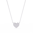 Natural Diamond Enchanted Heart Pendant