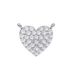 Natural Diamond Enchanted Heart Pendant