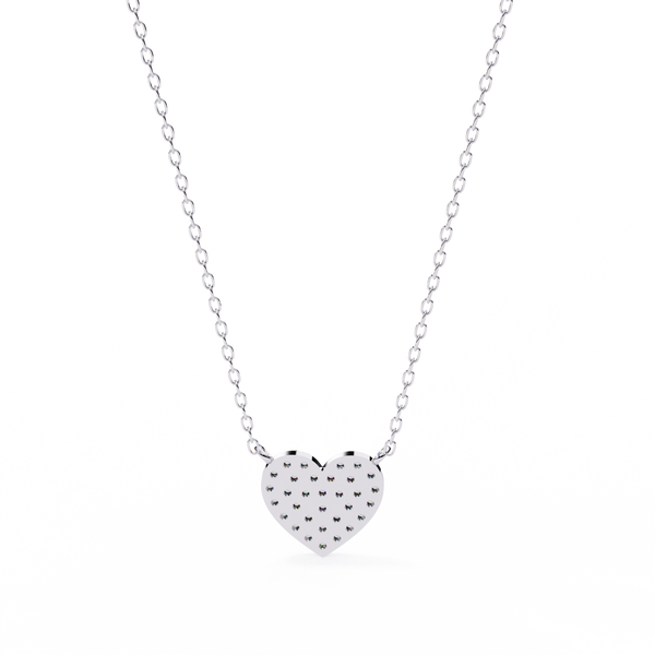 Natural Diamond Enchanted Heart Pendant