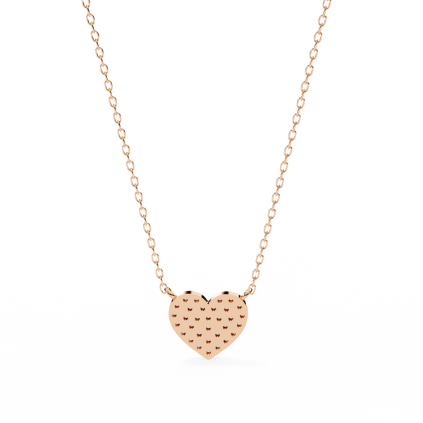 Natural Diamond Enchanted Heart Pendant