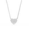 Natural Diamond Enchanted Heart Pendant