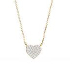 Natural Diamond Enchanted Heart Pendant
