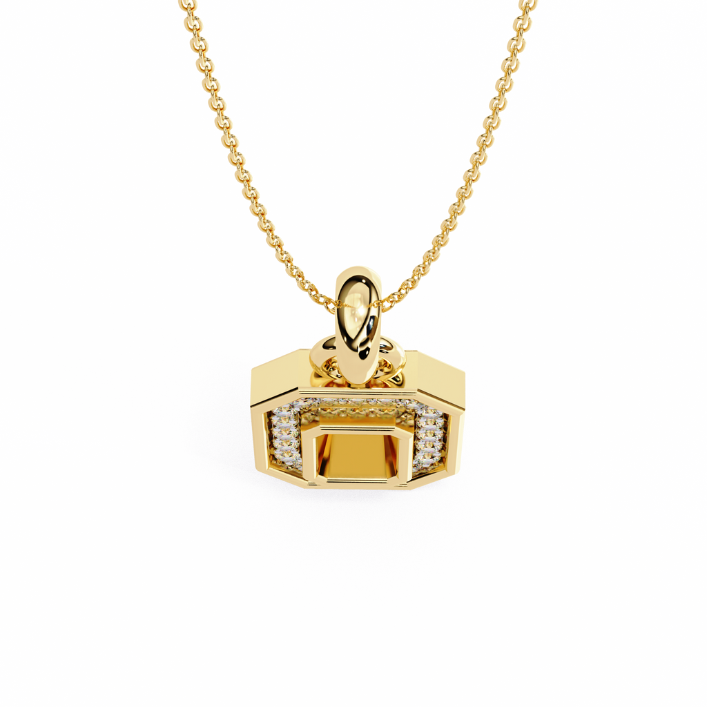 Natural Diamond Pendant