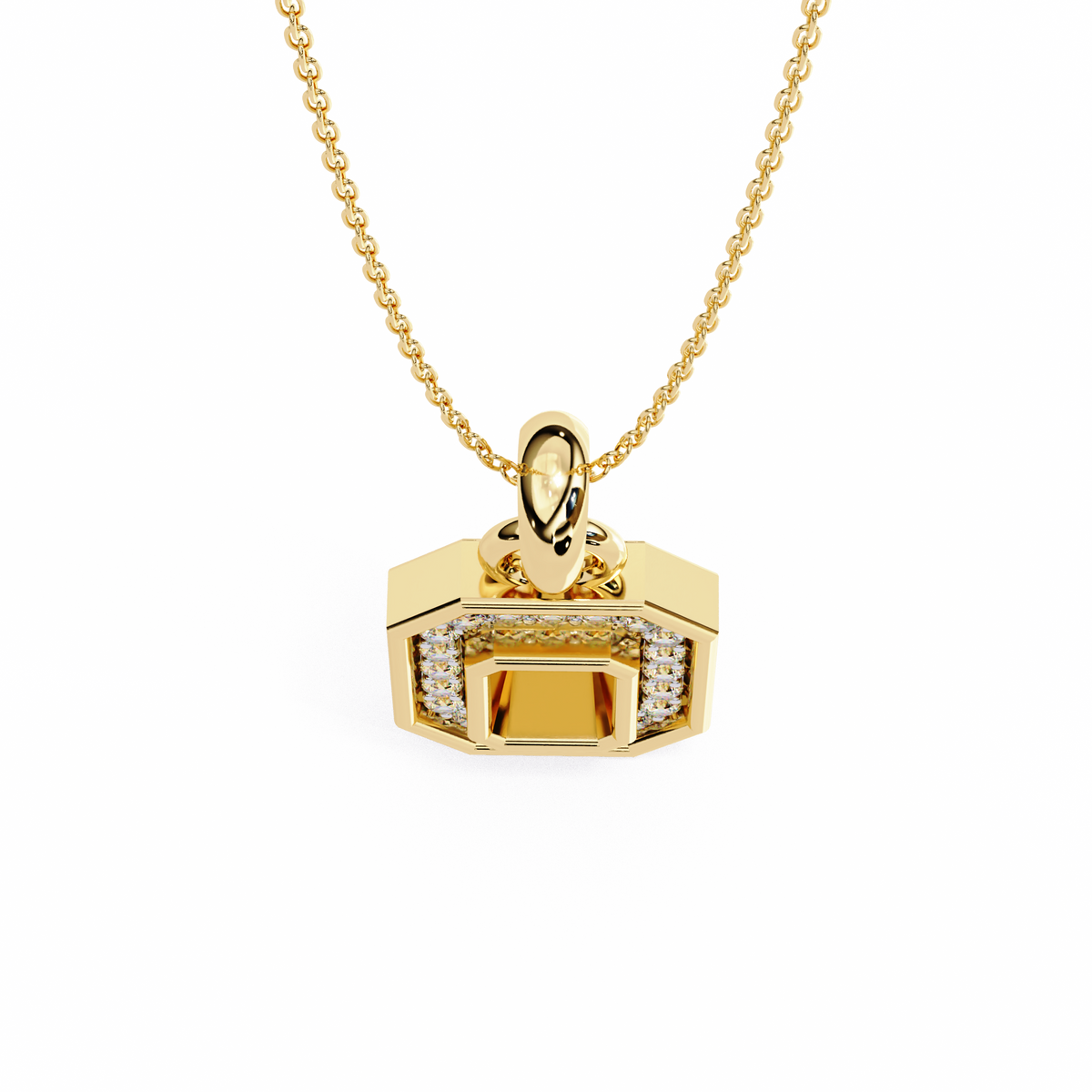 Natural Diamond Pendant