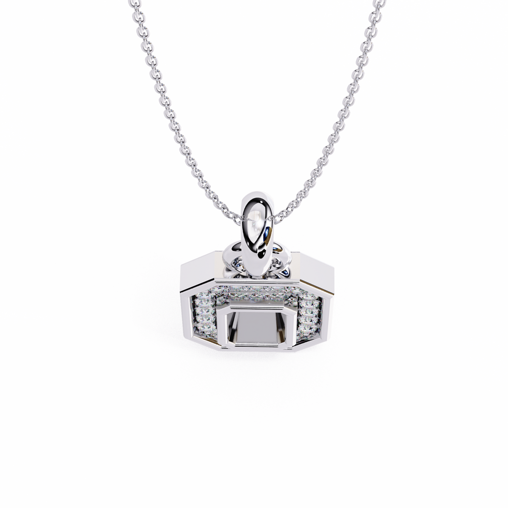 Natural Diamond Pendant