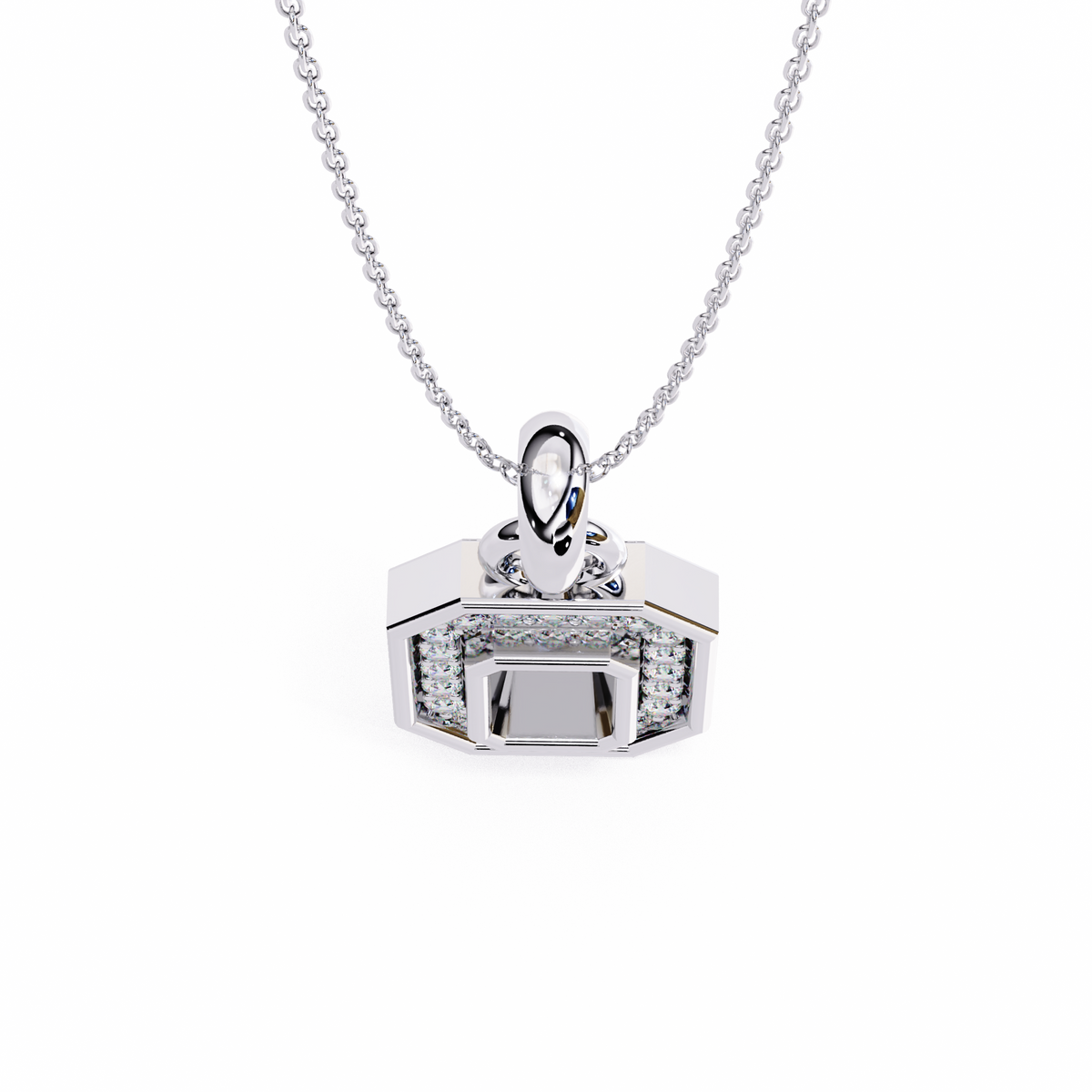 Natural Diamond Pendant