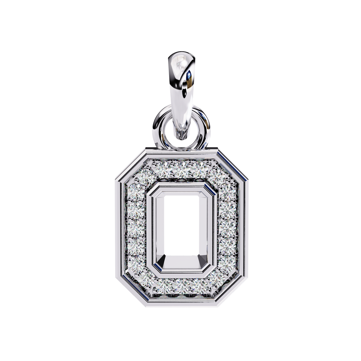 Natural Diamond Pendant