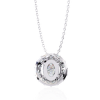Natural Diamond Lumineux Oval Pendant