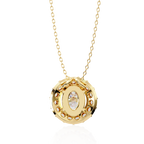 Natural Diamond Lumineux Oval Pendant