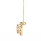 Natural Diamond Lumineux Oval Pendant