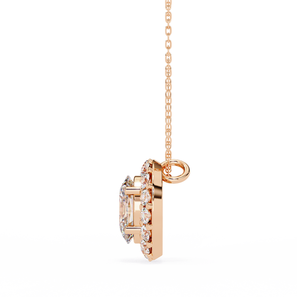 Natural Diamond Lumineux Oval Pendant