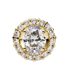 Natural Diamond Lumineux Oval Pendant
