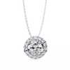 Natural Diamond Lumineux Oval Pendant