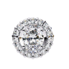 Natural Diamond Lumineux Oval Pendant