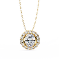 Natural Diamond Lumineux Oval Pendant