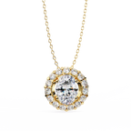 Natural Diamond Lumineux Oval Pendant