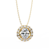 Natural Diamond Lumineux Oval Pendant