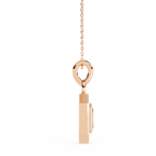 Natural Diamond Empire Halo Pendant