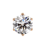 Brilliant Round Cut Natural Diamond Stud Earrings