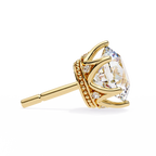 Brilliant Round Cut Natural Diamond Stud Earrings
