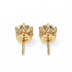 Brilliant Round Cut Natural Diamond Stud Earrings