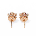 Brilliant Round Cut Natural Diamond Stud Earrings